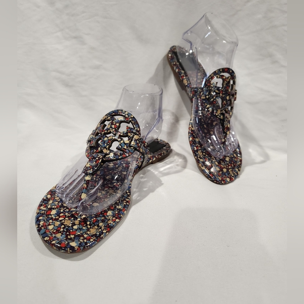 Tory Burch Miller Multicolor Women's Sandals. Size 9.5